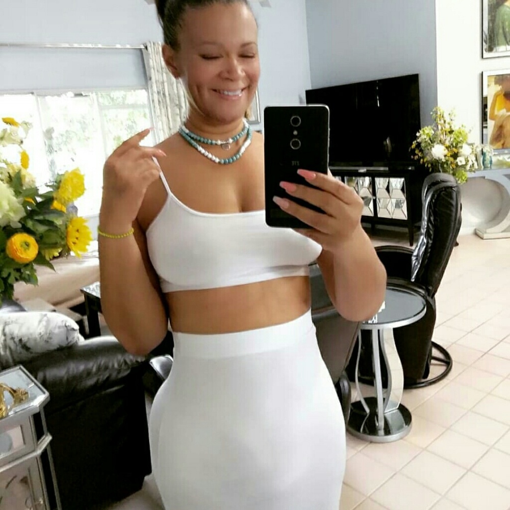Fashion Nova "No Manners" Skirt Set - WHITE